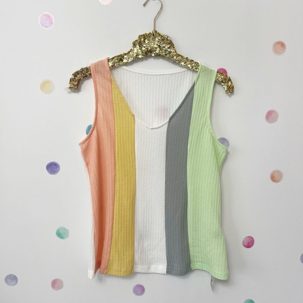 Colorful Striped Tank Top